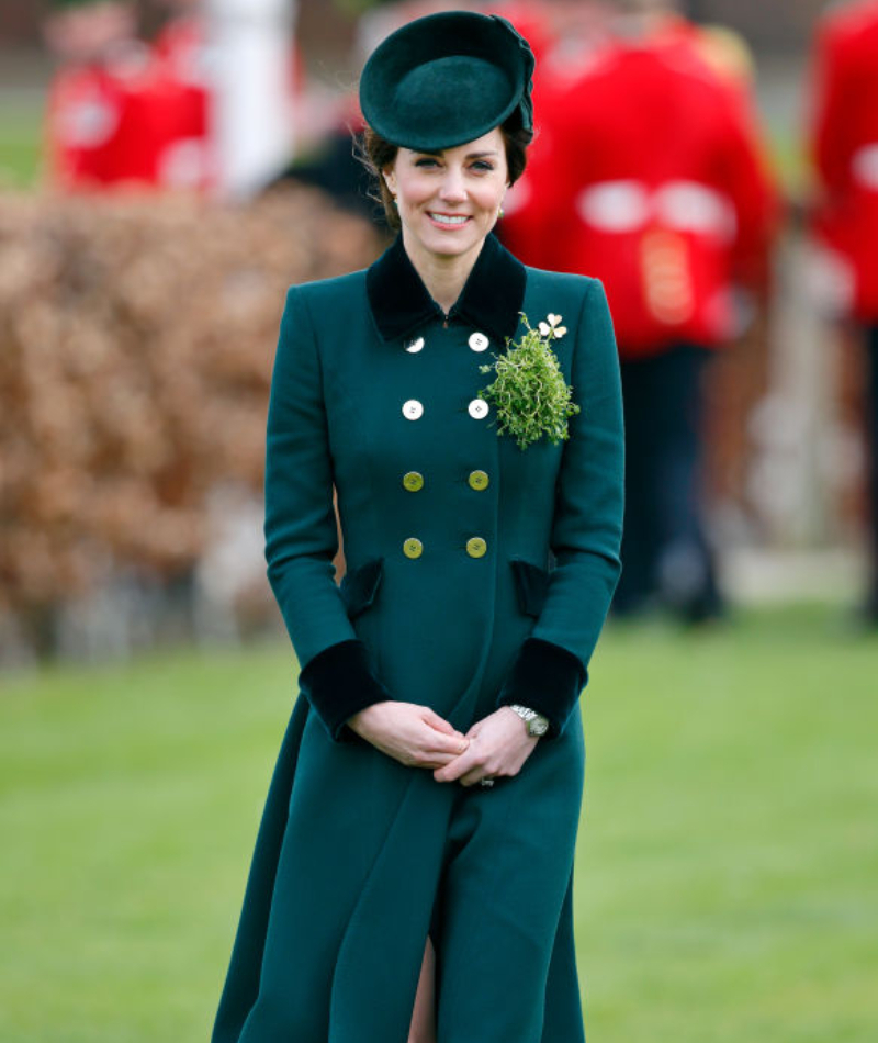 Emerald Catherine Walker Coat - March 2017 | Getty Images Photo by Max Mumby/Indigo