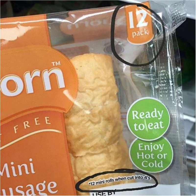 Quorn Mini Sausage Rolls | Twitter/@dandouglas