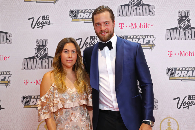 Victor Hedman & Sanna Grundberg | Getty Images Photo by Bruce Bennett