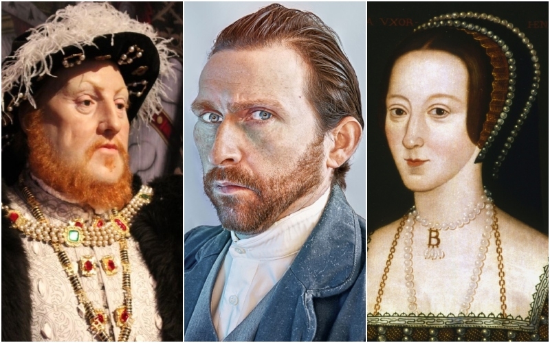Honest Depictions of History’s Greatest Figures: Part 2 | Shutterstock Editorial photo by Lorna Roberts & Getty Images Photo By Dr_Chinarro & Alamy Stock Photo