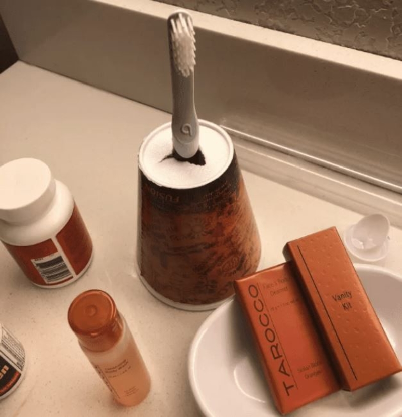 Toothbrush Holder | Reddit.com/BrReg