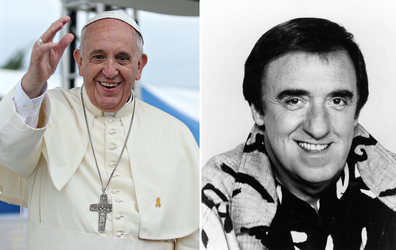 Pope Francis and Jim Nabors | Alamy Stock Photo by koreanet & Globe Photos/ZUMAPRESS