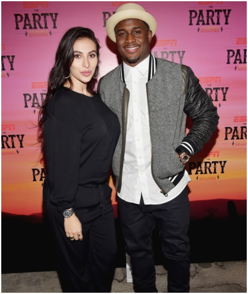 Lilit Avagyan & Reggie Bush | Getty Images Photo by Gustavo Caballero/ESPN