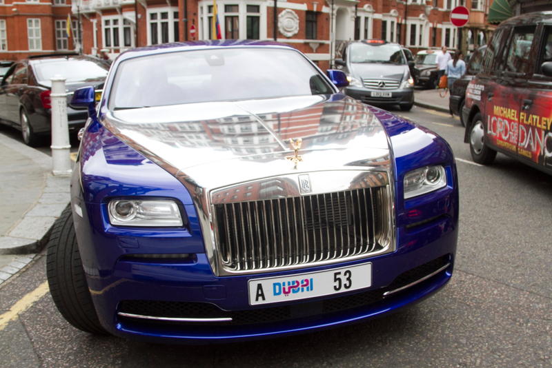 License Plates are a Symbol of Social Status in Dubai | Alamy Stock Photo