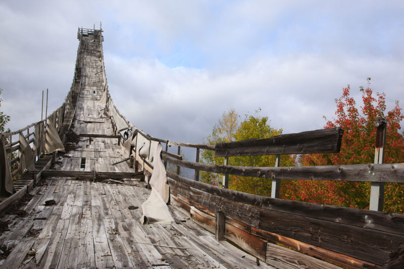 Nansen Ski Jump (Milan, New Hampshire, USA) | Alamy Stock Photo by Erin Paul Donovan