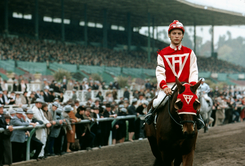 Seabiscuit: The Strapped Helmets Didn't Exist Yet | Alamy Stock Photo