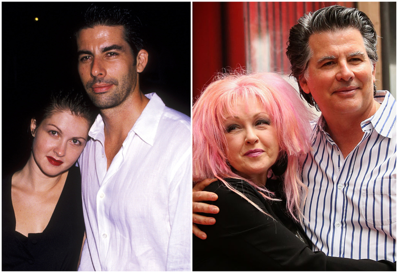 Cyndi Lauper and David Thornton | Getty Images Photo by Ron Galella & Paul Archuleta/FilmMagic