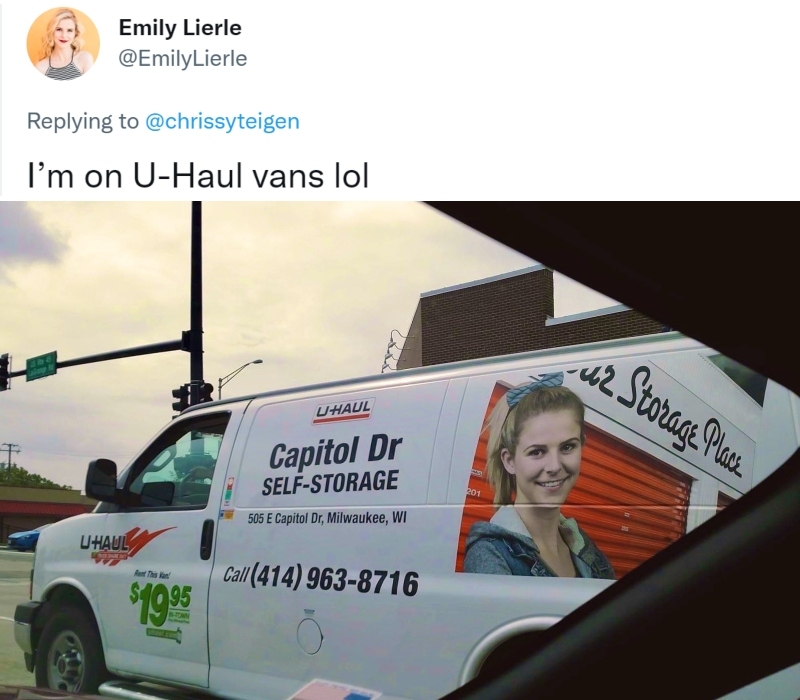 She’s Hauling All Over | Twitter/@EmilyLierle