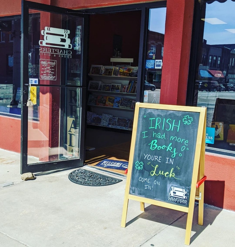 We Can Only Use This Sign Once a Year | Instagram/@chaptersbooksandgifts