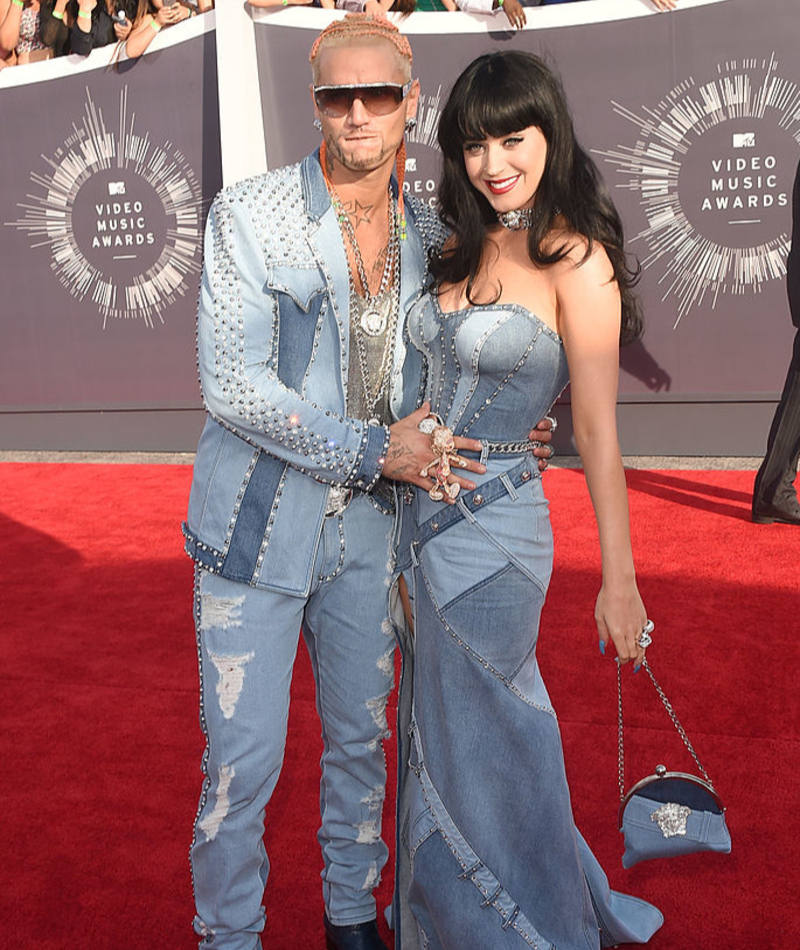 Katy Perry und Riff Raff - 2014 | Getty Images Photo by Jason Merritt