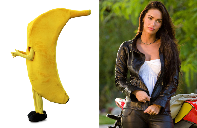 Megan Fox: Smoothie Shop Mascot | Shutterstock & Alamy Stock Photo