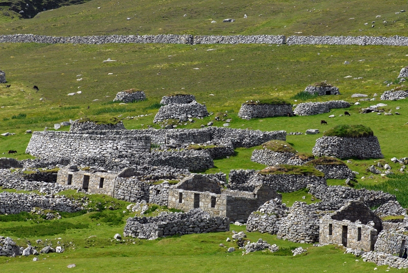 Abandoned Village in St. Kilda, Scotland | Alamy Stock Photo