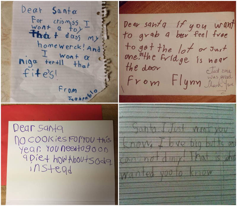 Hilarious Letters Kids Wrote to Santa | Imgur.com/DoctorWest & ZR9XR5k & wiiD6b2 & TheOtherOncomingStorm