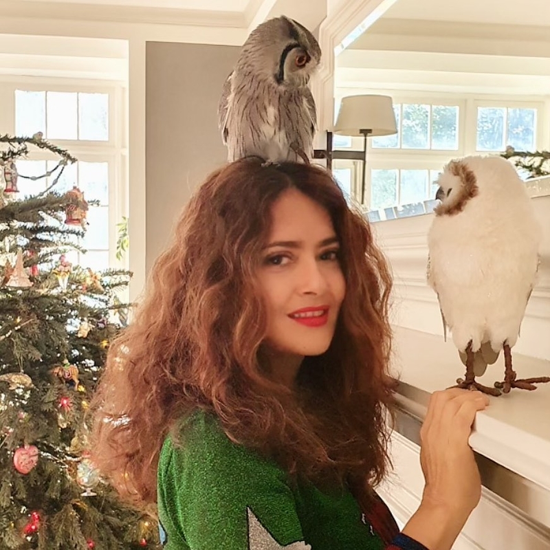 Birds of a Feather ... | Instagram/@salmahayek