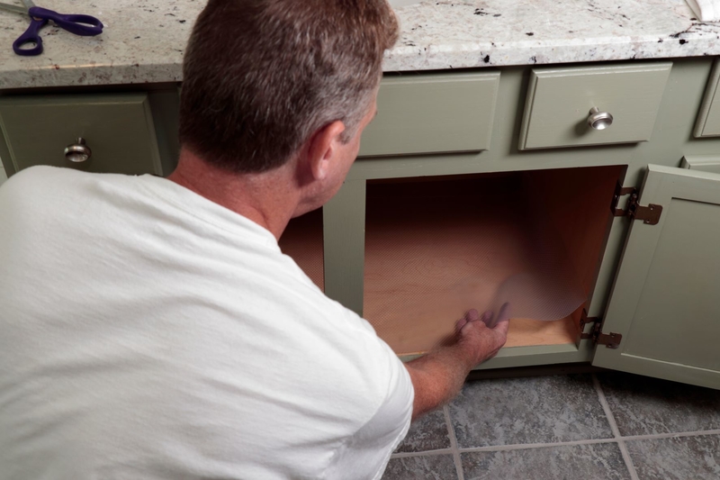 Cabinet Shelf Liners | Shutterstock