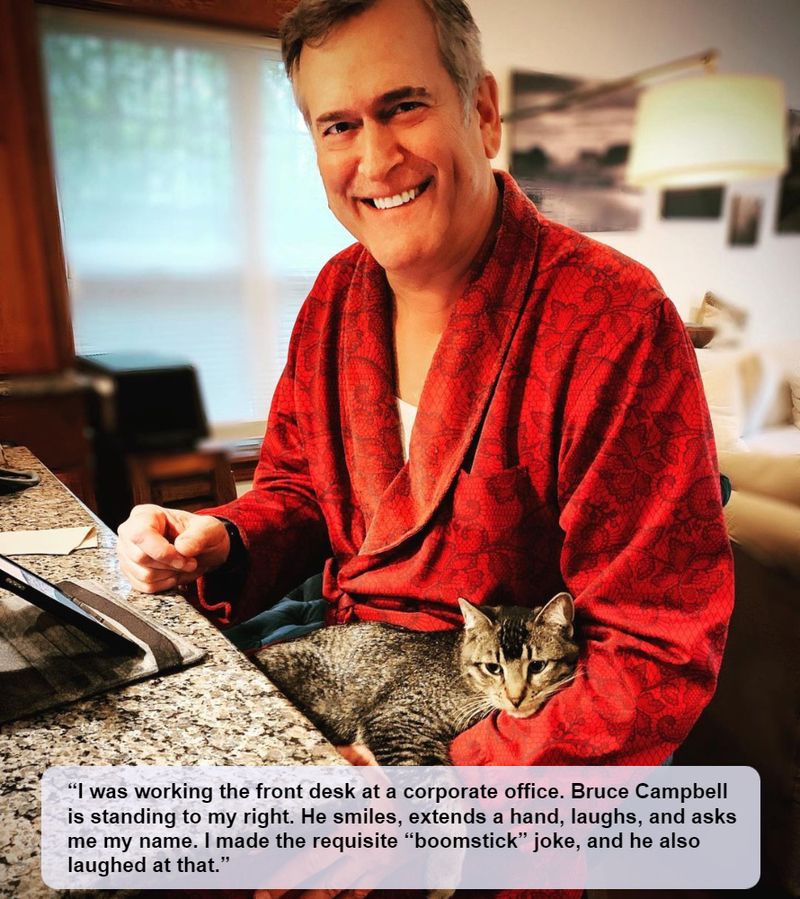 Bruce Campbell | Instagram/@shemp_malone