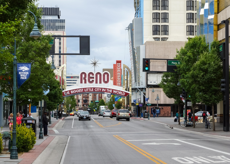 Nevada Sidewalks Are Made for Walking | Alamy Stock Photo