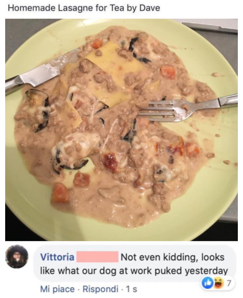 Destroying Grandma's Legacy | Facebook/@RateMyPlateNow & Twitter/@ItalianComments