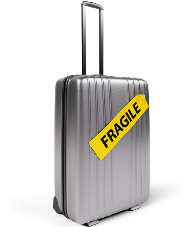 Request a “Fragile” Sticker for Your Luggage | Alamy Stock Photo