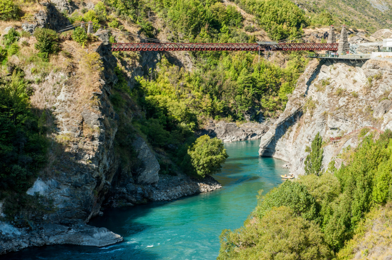 Kawarau Bridge, Neuseeland | Alamy Stock Photo by Rolf_52 