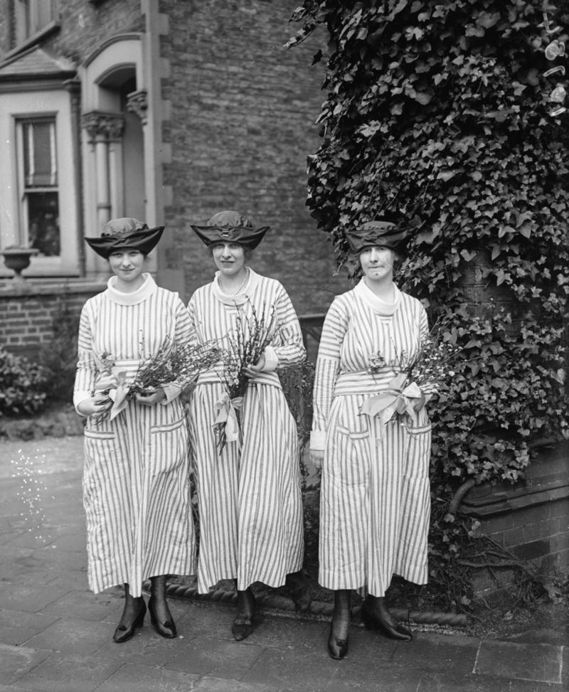 Stripes Galore | Getty Images Photo by Topical Press Agency