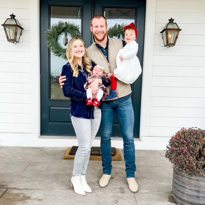 Carson Wentz und Madison Oberg | Instagram/@cj_wentz11