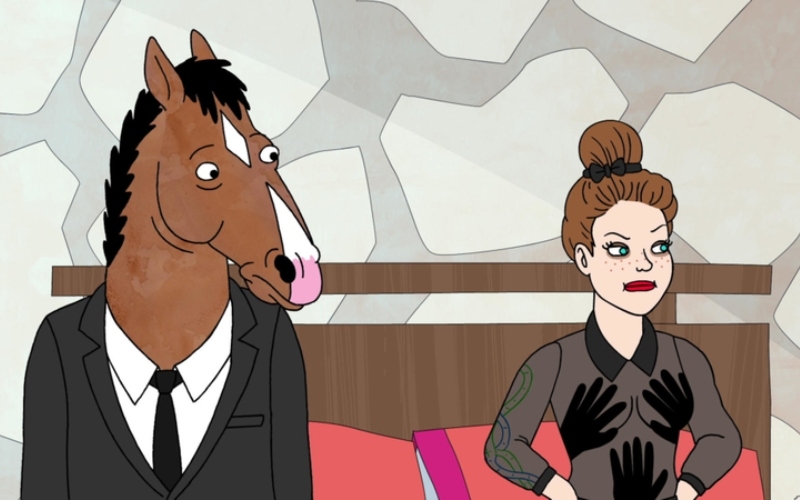 BoJack Horseman (AM BESTEN) | Alamy Stock Photo by Netflix/courtesy Everett Collection/Everett Collection Inc 