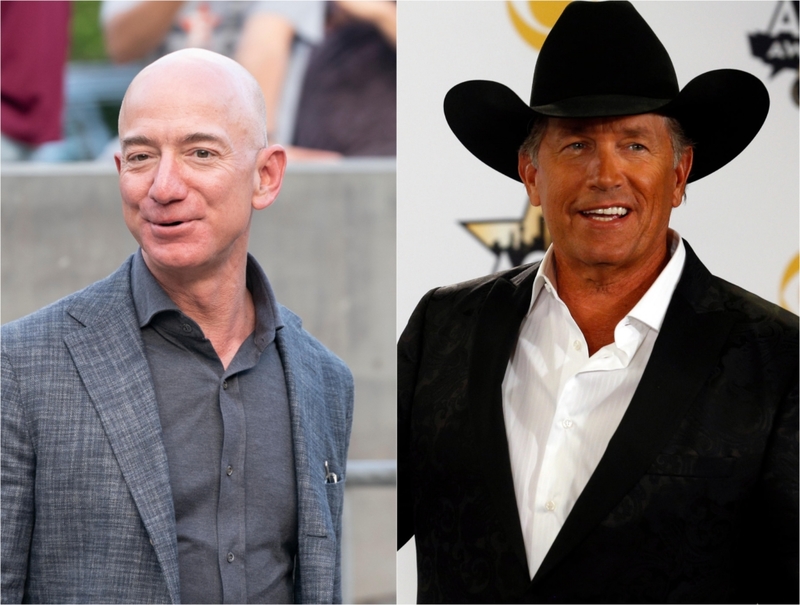 Jeff Bezos & George Strait | Alamy Stock Photo