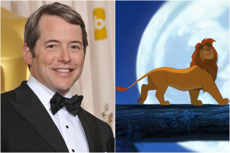 Matthew Broderick – The Lion King | Shutterstock & MovieStillsDB