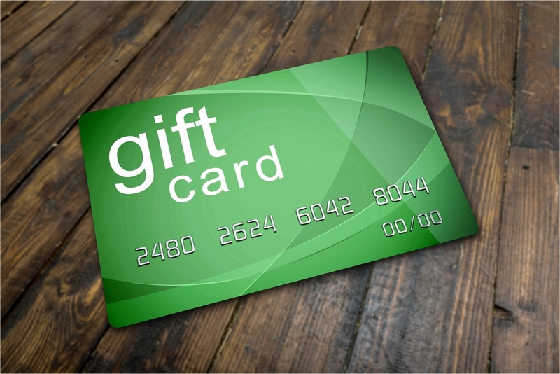 Remember the Gift Cards! | Shutterstock