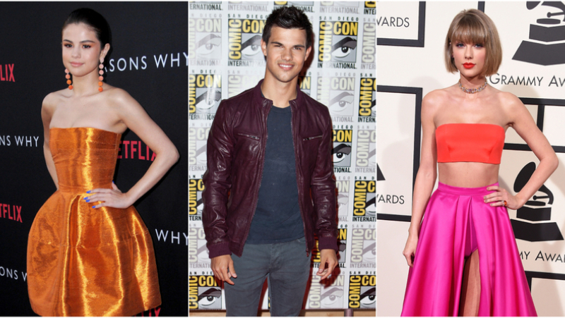 Taylor Lautner: Selena Gomez & Taylor Swift | Alamy Stock Photo & Getty Images Photo by Chelsea Lauren/WireImage & Steve Granitz/WireImage