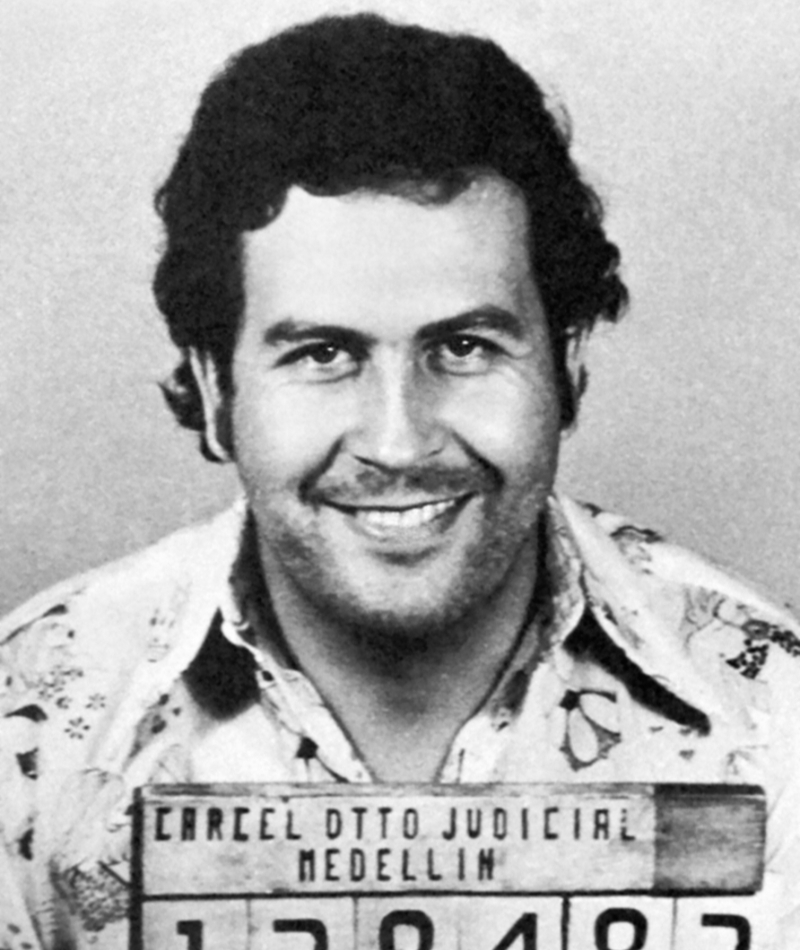 Fahndungsfoto von Pablo Escobar, 1976 | Alamy Stock Photo by IanDagnall Computing