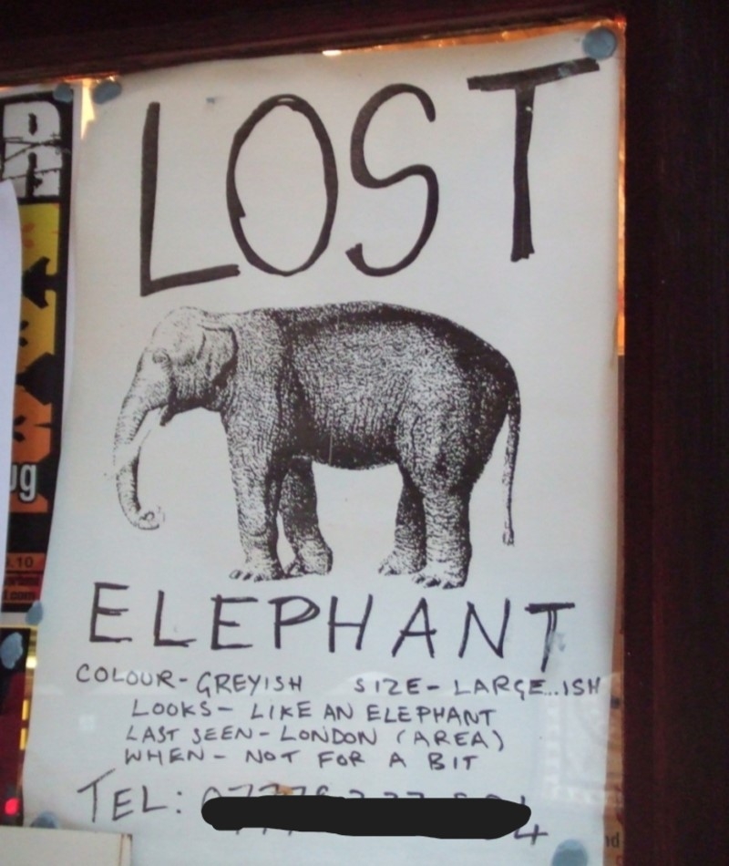 Lustige „Lost and Found“-Schilder, bei denen es sich lohnt, anzuhalten | Flickr Photo by James Vreeland
