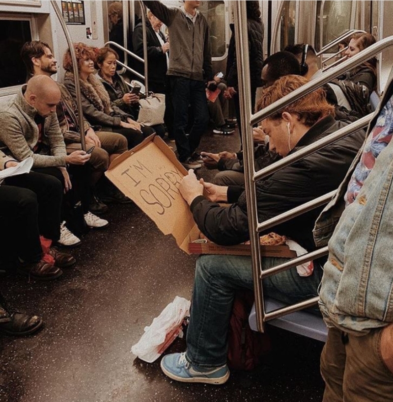 Es tut mir leid | Instagram/@vibesofpaul via @subwaycreatures