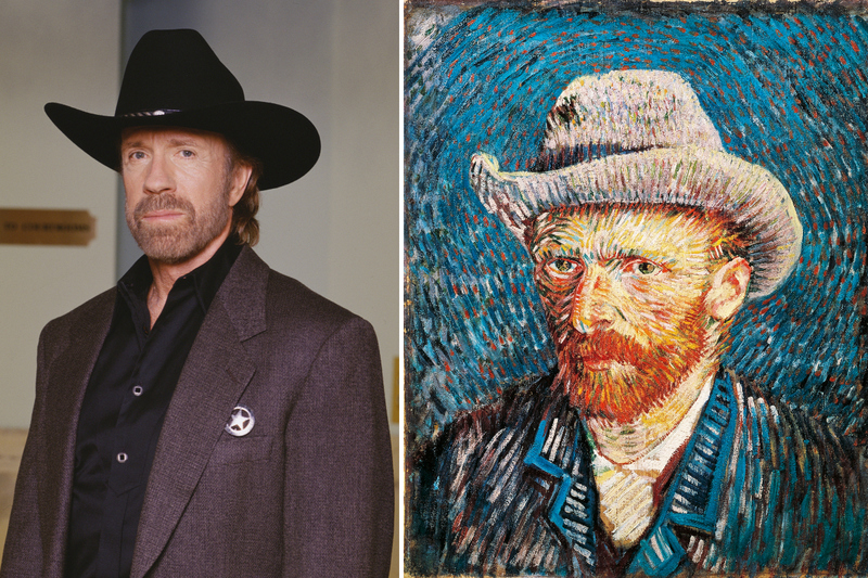 Chuck Norris und Vincent Van Gogh | Getty Images Photo by CBS Photo Archvie & DEA PICTURE LIBRARY/DeAgostini