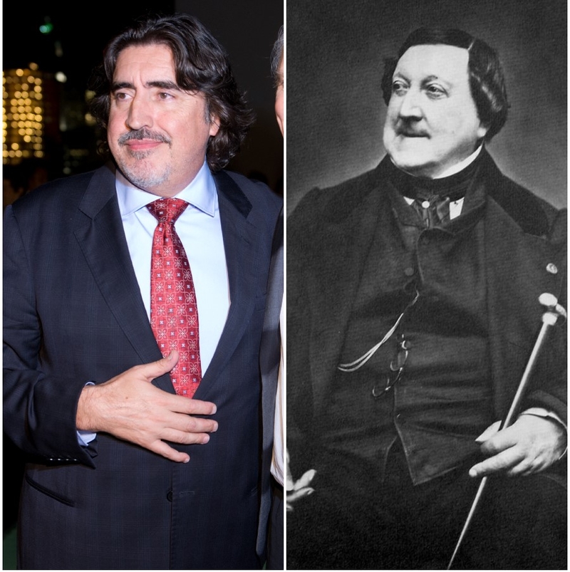 Alfred Molina und Gioachino Antonio Rossini | Getty Images Photo by Noam Galai/WireImage & Fine Art Images/Heritage Images