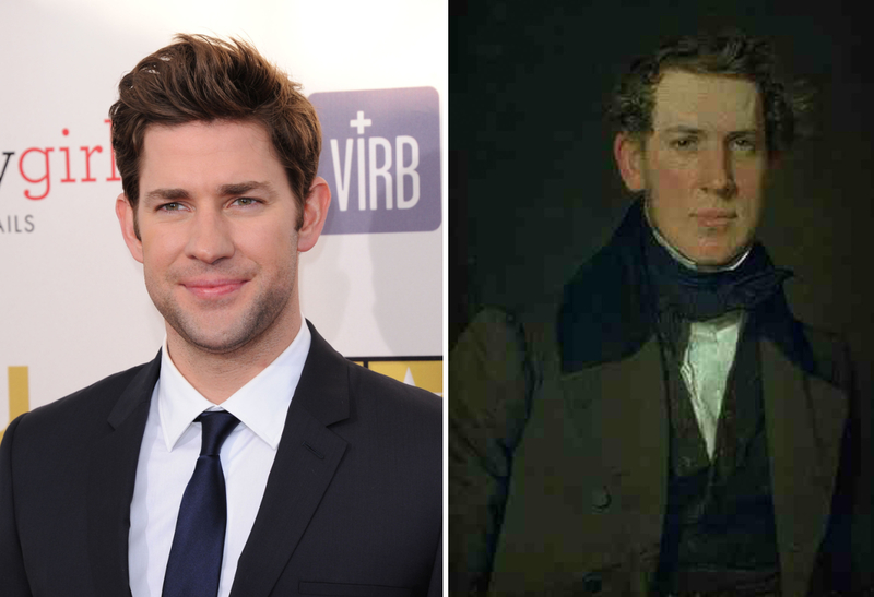 John Krasinski und Carl Adolf Feilberg | DFree/Shutterstock & Alamy Stock Photo by Art Collection 2