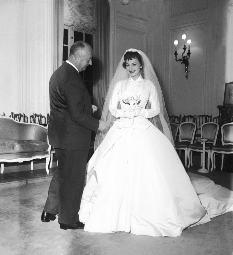 Olivia Havilland und Pierre Galante | Getty Images Photo by Keystone-France