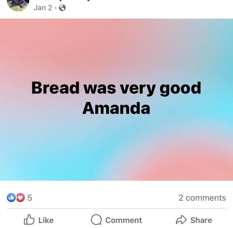 Aus Liebe zum Brot, wer ist Amanda? | Reddit.com/ToniBee63