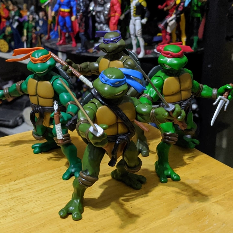 Teenage Mutant Ninja Turtles Action-Figuren aus den Achtzigern | Reddit.com/Captainubernerd