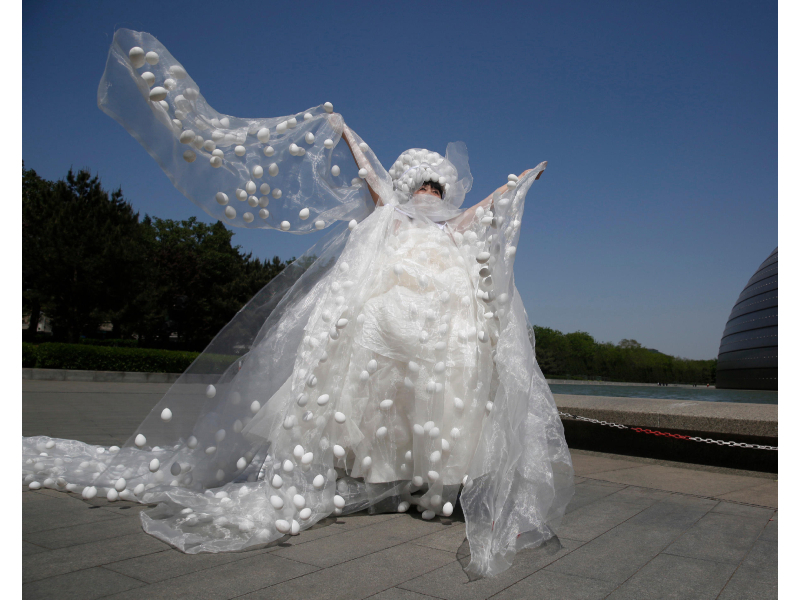 Sie wird der größte Punkt bei der Hochzeit sein | Alamy Stock Photo by Imaginechina Limited 