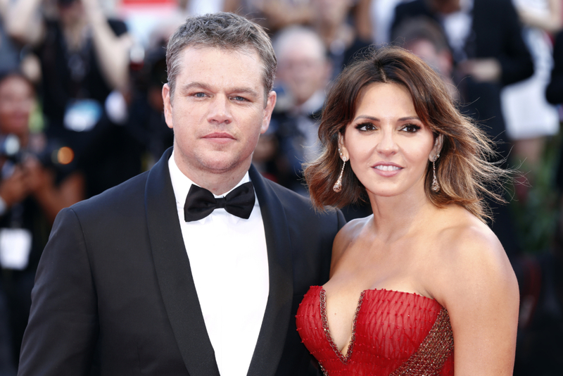 Matt Damon und Luciana Barroso | Andrea Raffin/Shutterstock