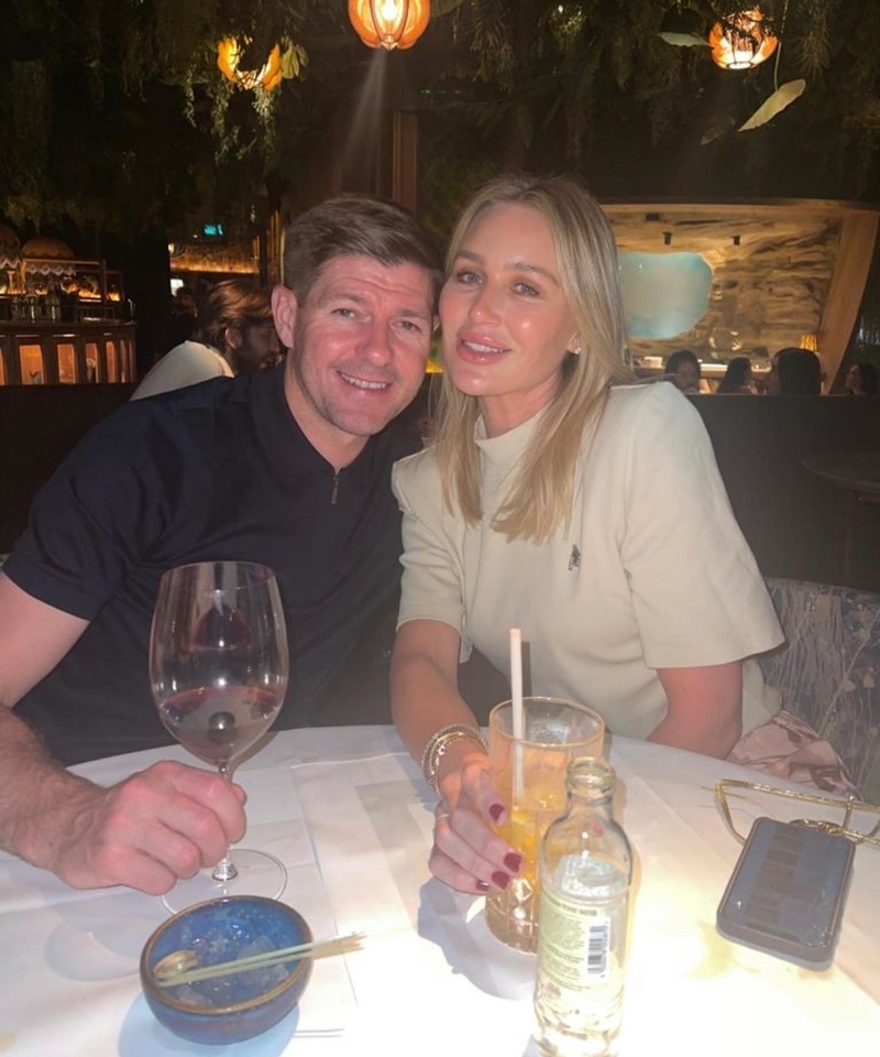 Steven Gerrard & Alex Curran | Instagram/@stevengerrard