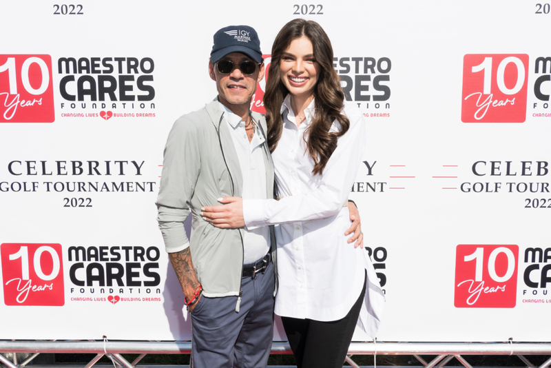 Marc Anthony y Nadia Ferreira | Getty Images Photo by Jason Koerner