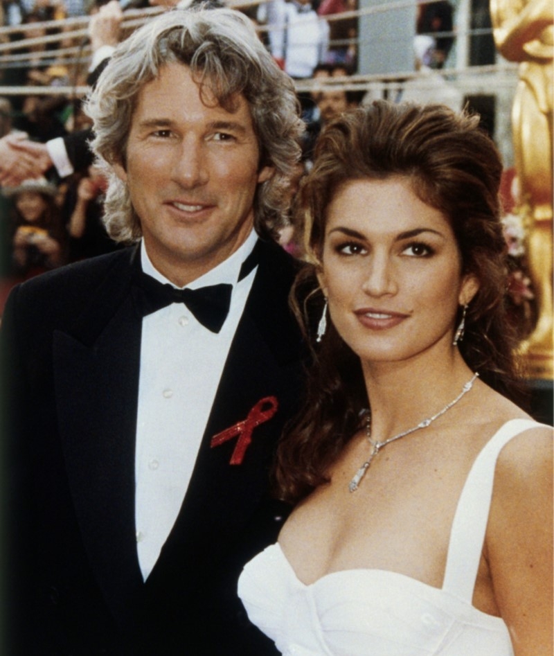 Richard Gere y Cindy Crawford | Alamy Stock Photo