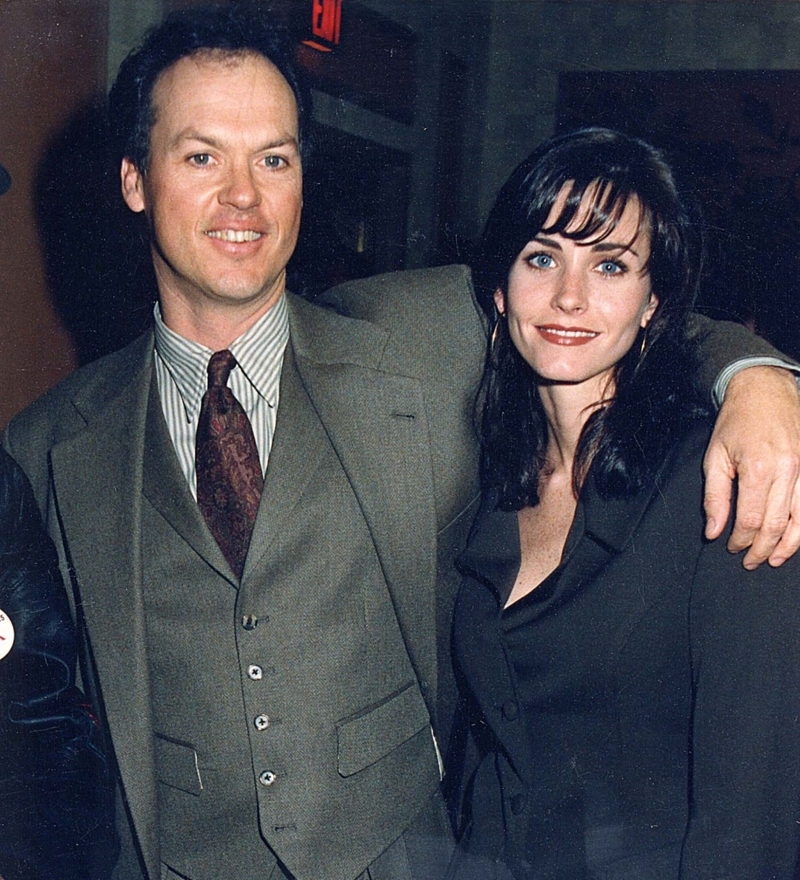 Michael Keaton y Courteney Cox | Getty Images Photo by Jeff Kravitz/FilmMagic, Inc