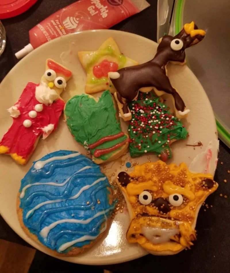 Las galletas navideñas más espeluznantes | Reddit.com/radioflea