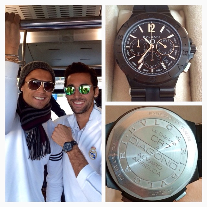 ¡Obtienes un reloj, obtienes un reloj! | Twitter/@aarbeloa17