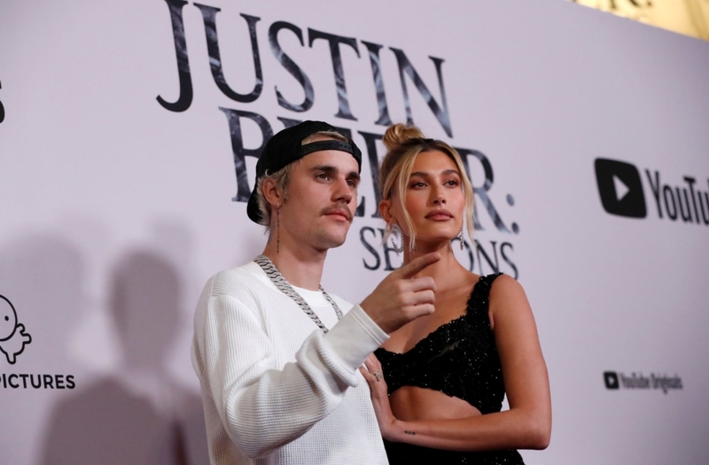 Hailey Baldwin y Justin Bieber | Alamy Stock Photo