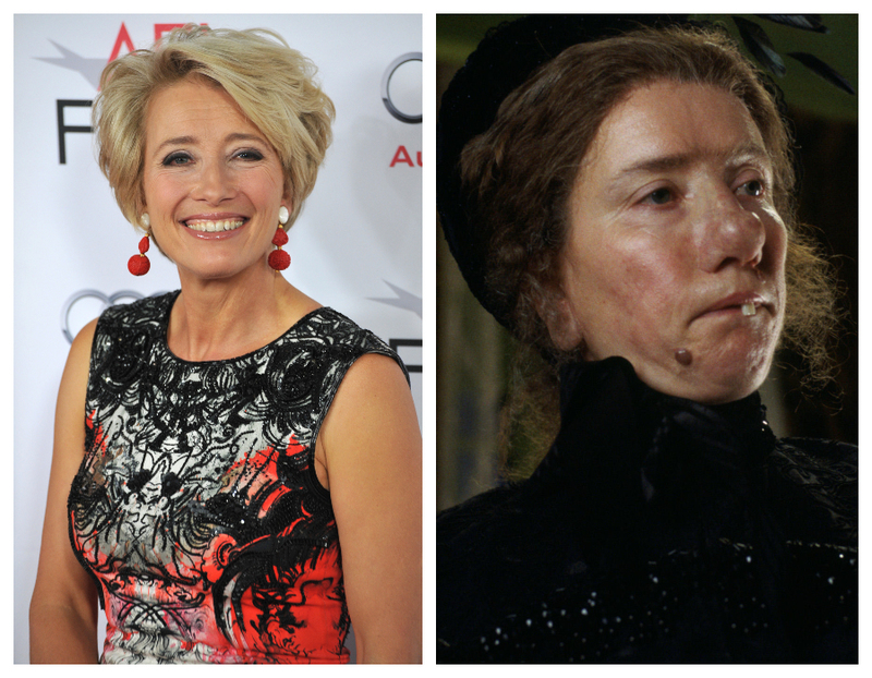 La transformación de Emma Thompson | Jaguar PS/Shutterstock & Alamy Stock Photo by PictureLux/The Hollywood Archive 